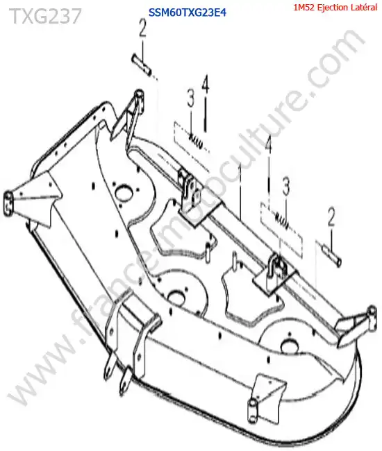 SSm60txg23 / plateau ISEKI TXG237