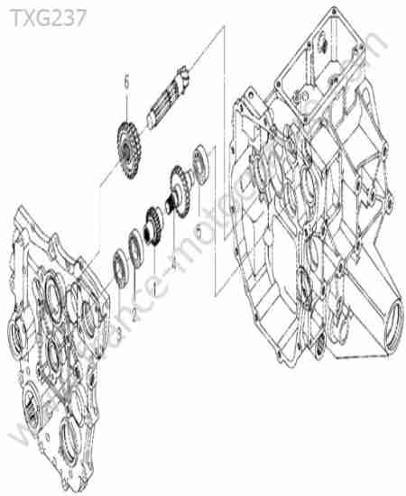 ISEKI - TXG237 : Sortie hst