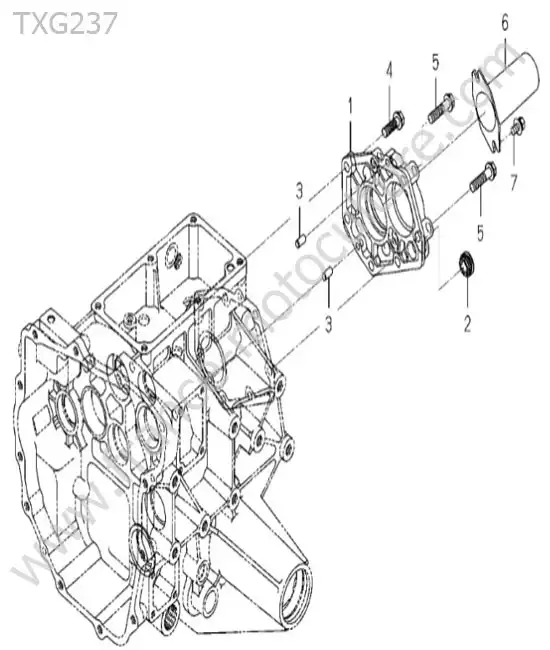 Carter prise de force ISEKI TXG237