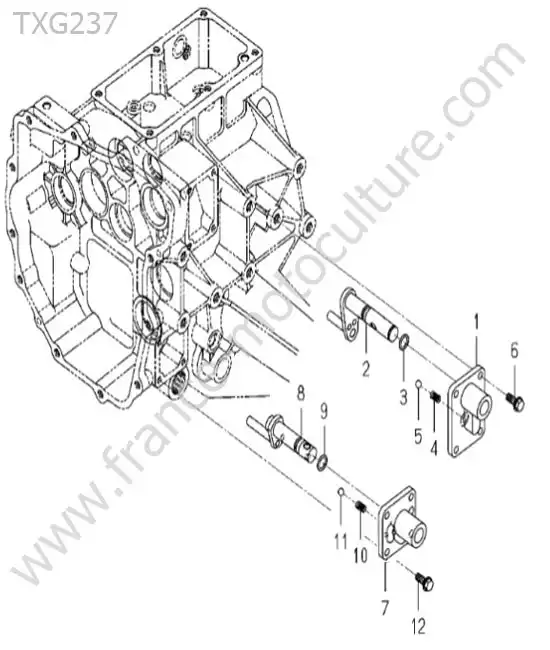 Commande prise de force ISEKI TXG237