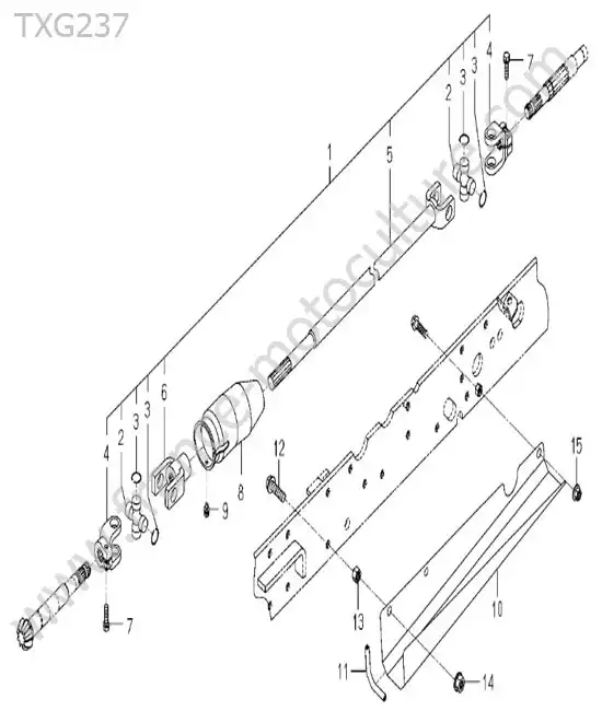 Cardan roues avant ISEKI TXG237