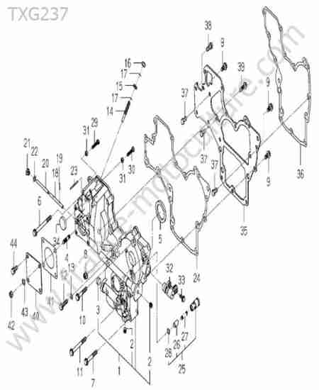 ISEKI - TXG237 : Carter de distribution