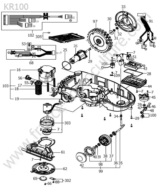 Batterie / moteur KRESS KR100