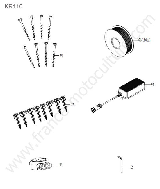 Accessoires installation KRESS KR110