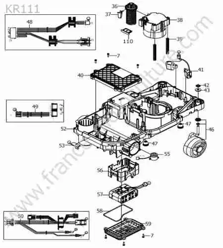 KRESS - KR111 : Batterie / roue avant