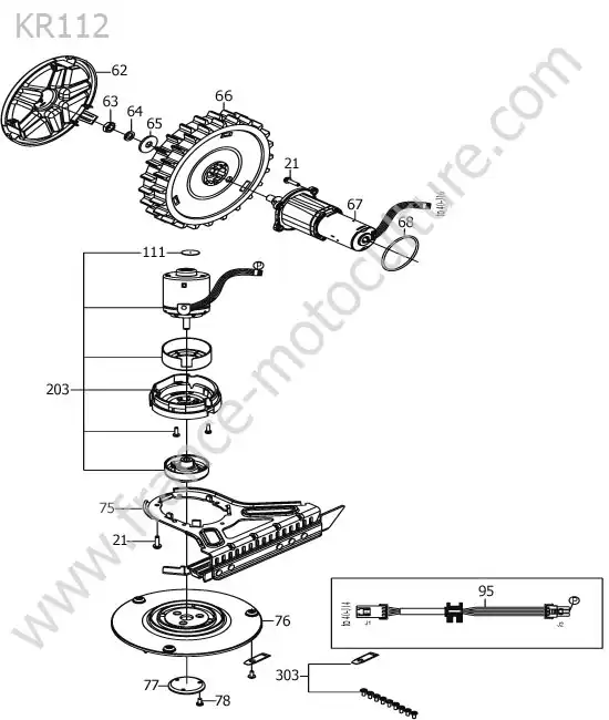 Moteur coupe / roues KRESS KR112