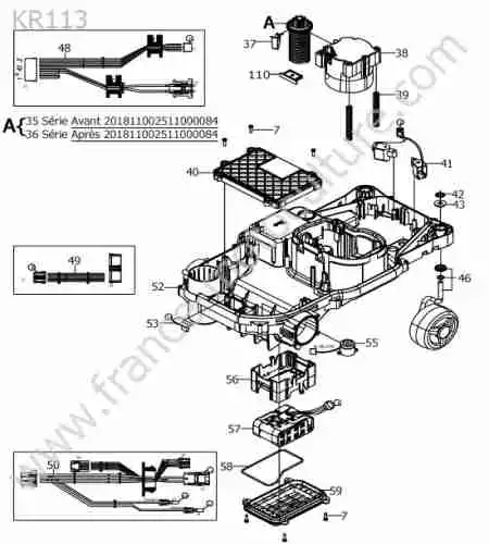 KRESS - KR113 : Batterie / roues avant