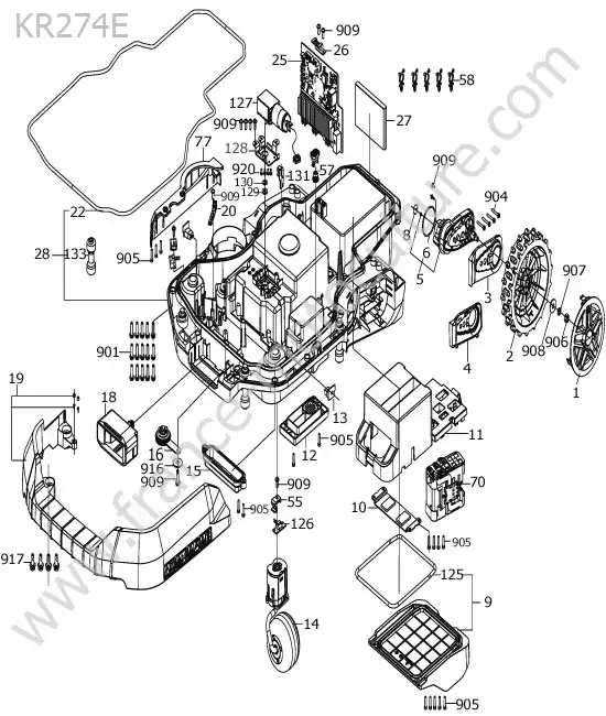 Batterie / roues KRESS KR274E