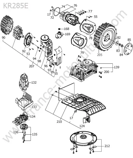 Moteur coupe / roues KRESS KR285E
