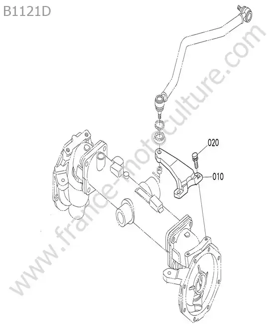 Bras fusee KUBOTA B1121