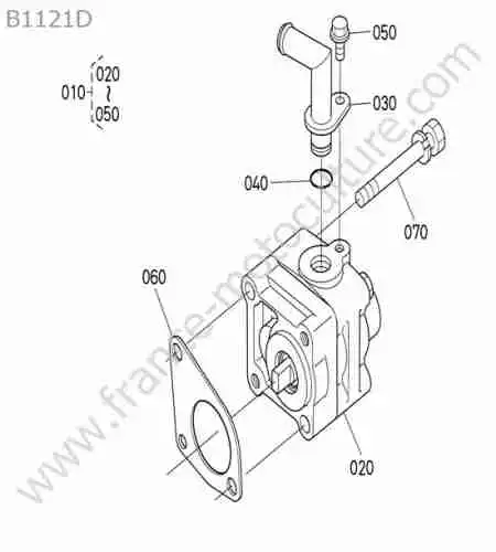 KUBOTA - B1121 : Pompe hydraulique