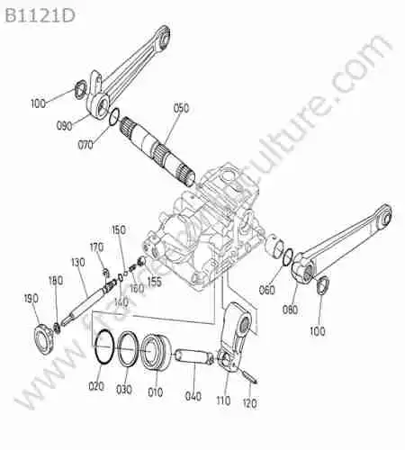 KUBOTA - B1121 : Bras relevage