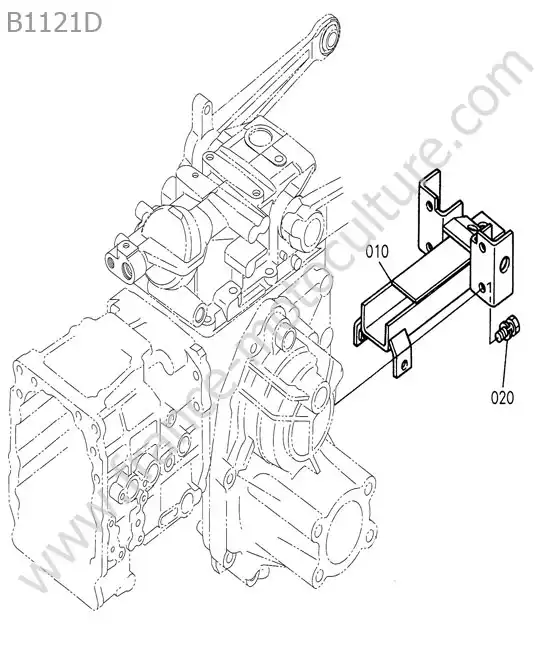 Attelage arriere KUBOTA B1121