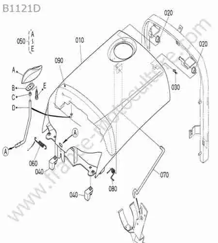 KUBOTA - B1121 : Capot