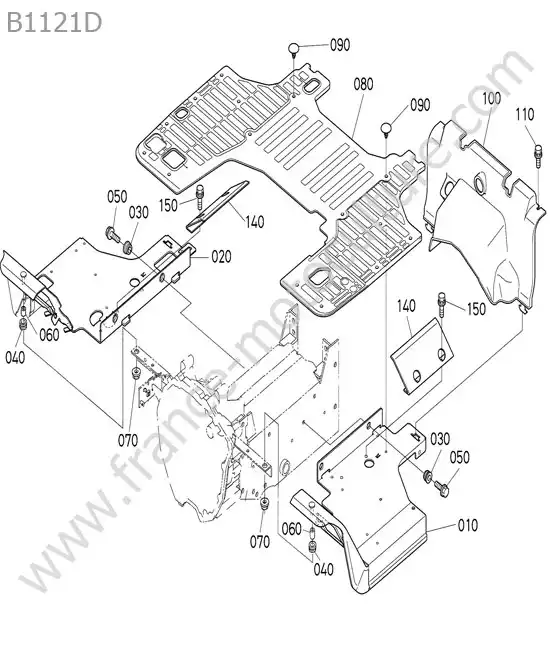 Marchepied KUBOTA B1121