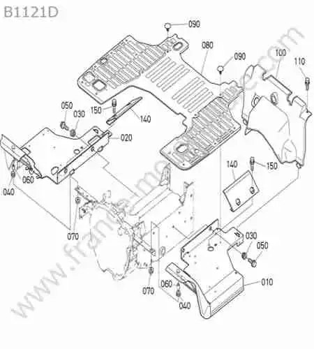 KUBOTA - B1121 : Marchepied