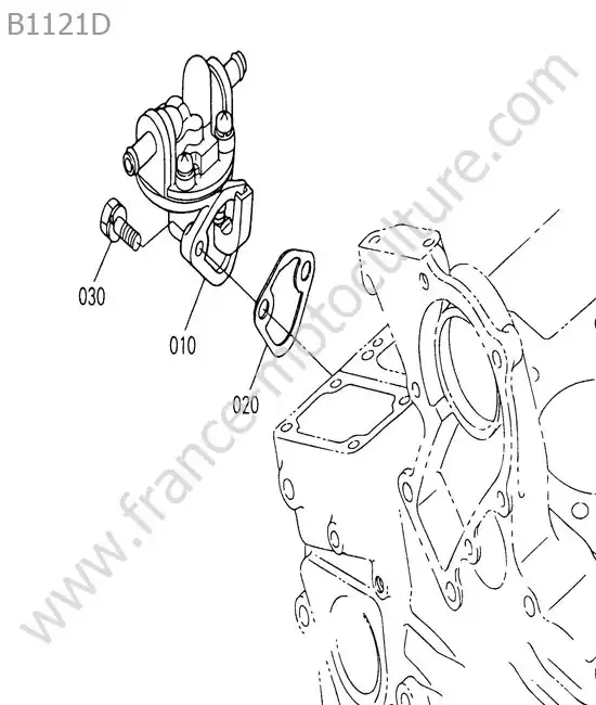 Pompe alimentation KUBOTA B1121
