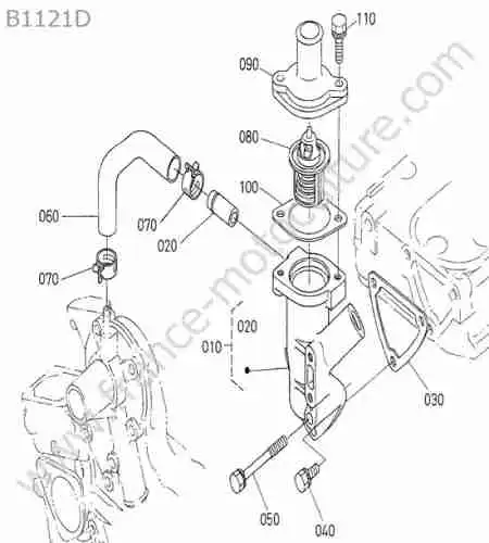 KUBOTA - B1121 : Thermostat