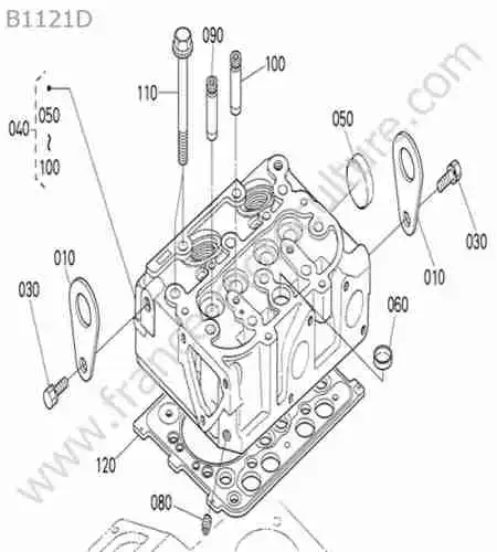 KUBOTA - B1121 : Culasse