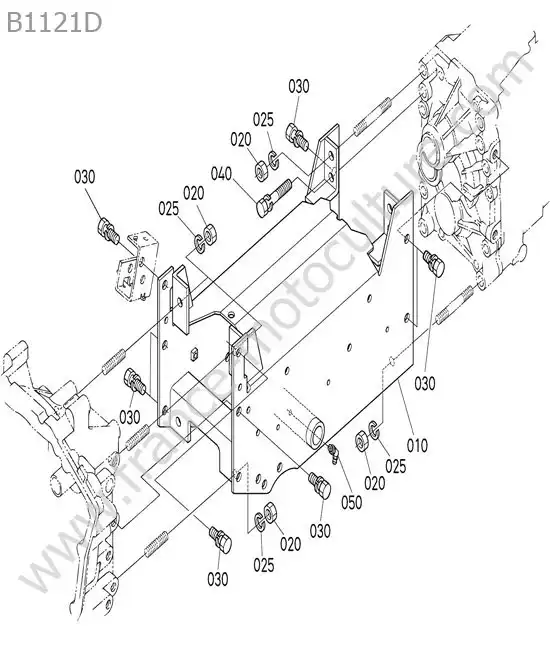 Chassis central KUBOTA B1121