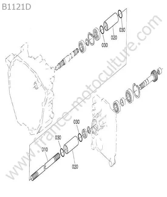 Arbre de transmission KUBOTA B1121