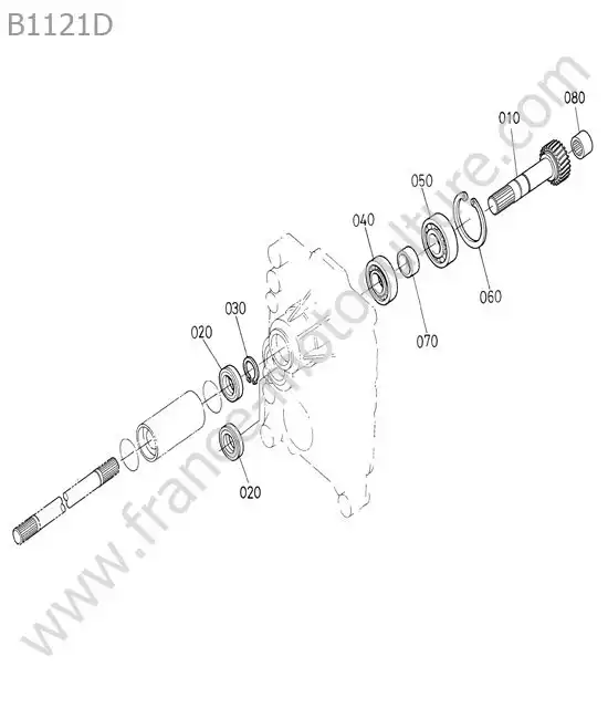 Arbre 1 KUBOTA B1121