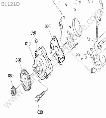 KUBOTA - B1121 : Pompe huile