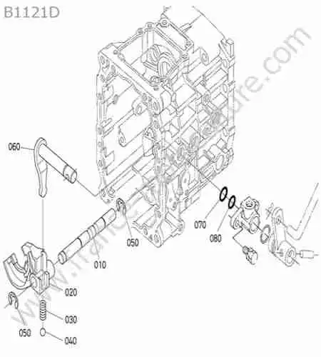 KUBOTA - B1121 : Fourchette prise force