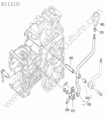 KUBOTA - B1121 : Levier vitesses