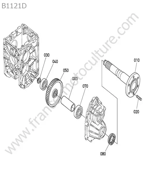 Pont arriere KUBOTA B1121