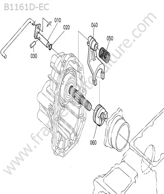 Fourchette differentiel KUBOTA B1161