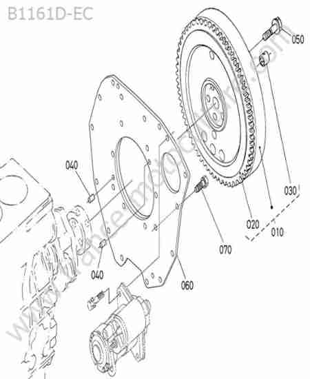 KUBOTA - B1161 : Volant moteur