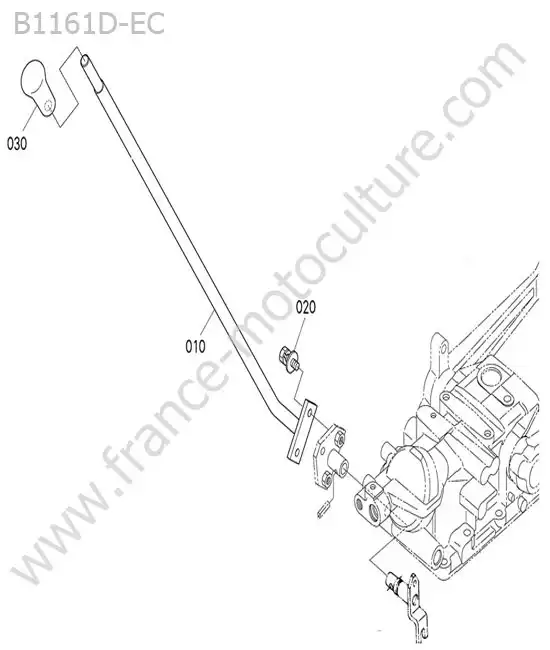 Levier relevage KUBOTA B1161
