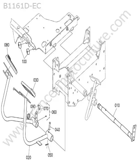 Pedale de frein KUBOTA B1161