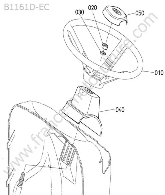 Volant direction KUBOTA B1161