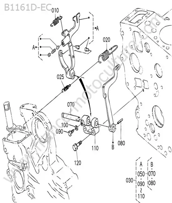 Regulateur de regime KUBOTA B1161