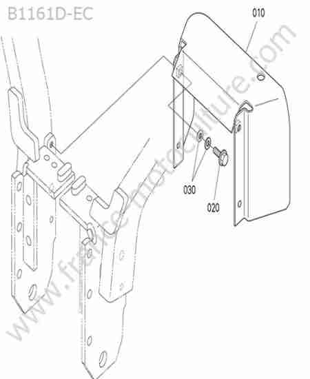 KUBOTA - B1161 : Protection prise force