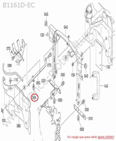 KUBOTA - B1161 : Pilier