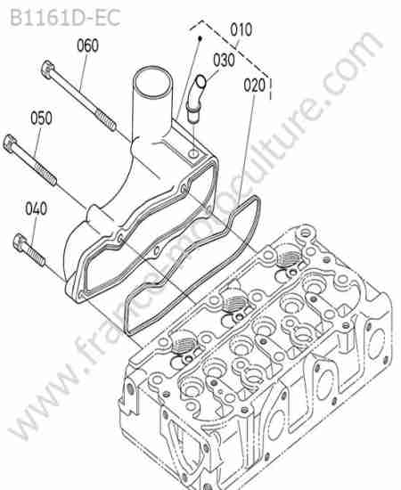 KUBOTA - B1161 : Collecteur admission
