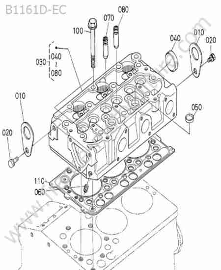 KUBOTA - B1161 : Culasse