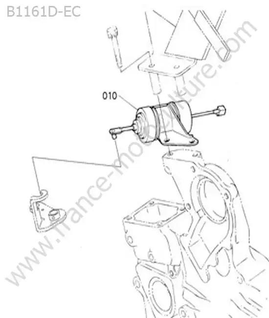 Arret moteur KUBOTA B1161