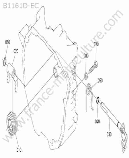 KUBOTA - B1161 : Butee embrayage
