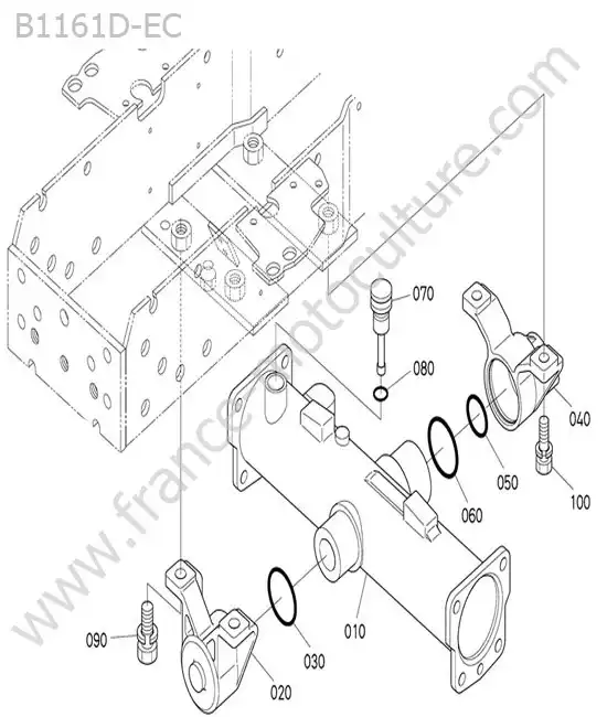 Carter essieu avant KUBOTA B1161