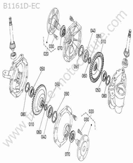 KUBOTA - B1161 : Reducteur