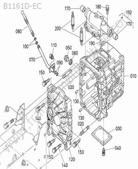 KUBOTA - B1161 : Carter transmission