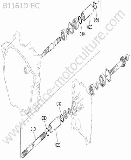 KUBOTA - B1161 : Arbre transmission