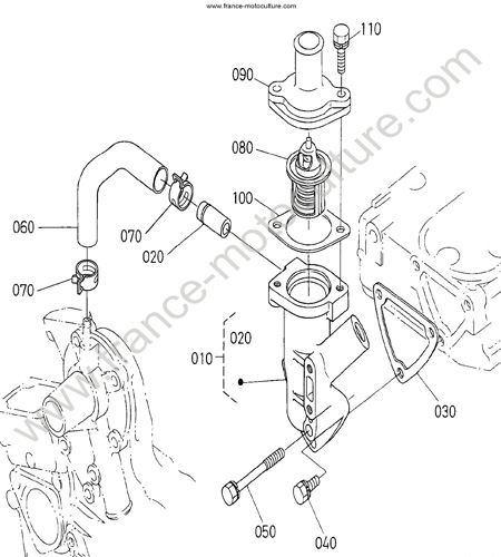 Thermostat KUBOTA B1220