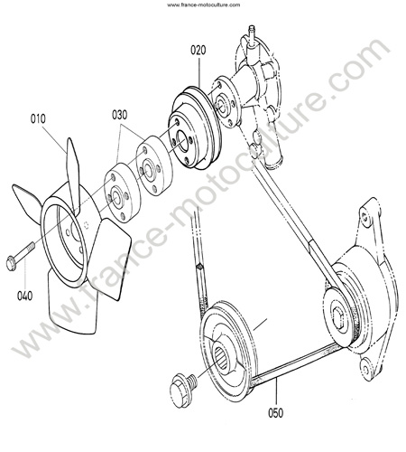 Ventilateur KUBOTA B1220