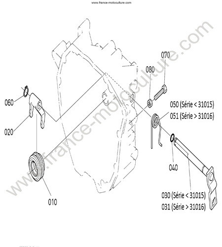 Butée embrayage KUBOTA B1220