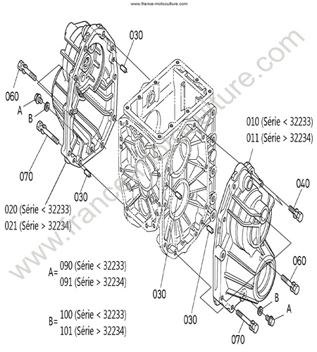Carter pont AR KUBOTA B1220